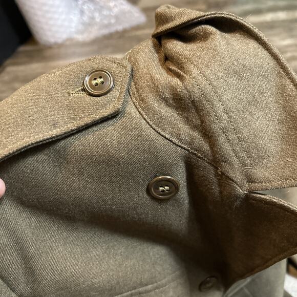 ORIGINAL WWII US ARMY OFFICER M1944 CLASS A IKE JACKET- Mint Size 36 L - Picture 15 of 16